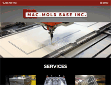 Tablet Screenshot of macmold.com